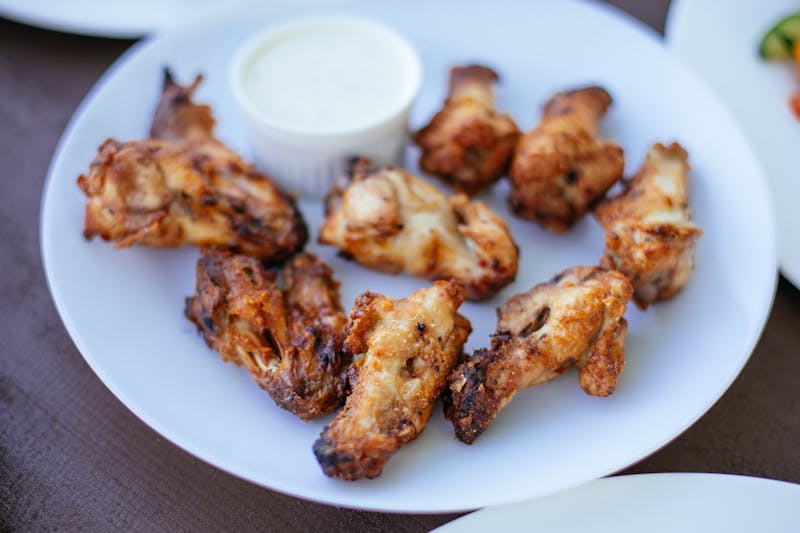 Classic Buffalo wings over style — crispy and saucy
