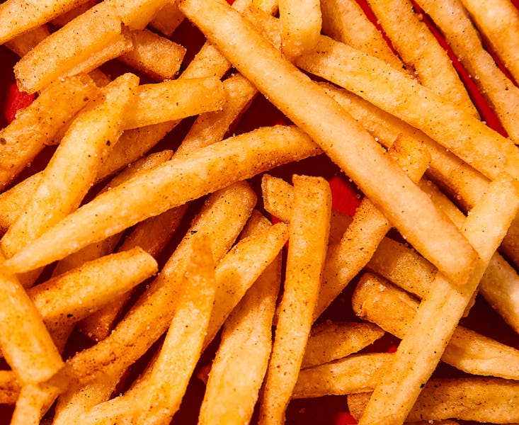 Seasoned Waffle Fries — crispy golden side dish