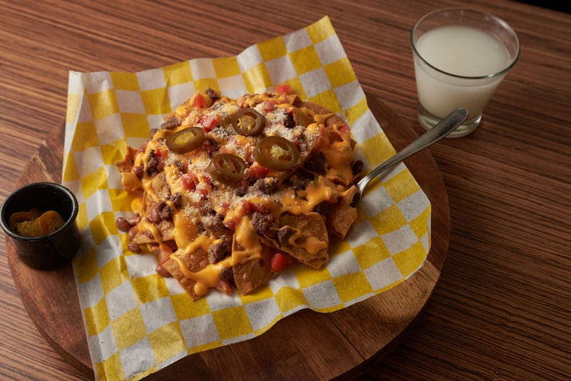 Loaded Nachos — crispy chips with toppings