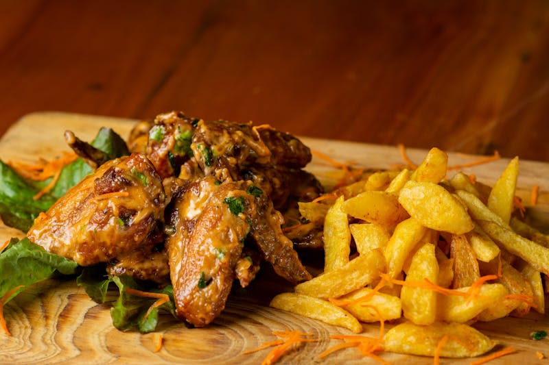Ghost Pepper wings — extra spicy wings over challenge